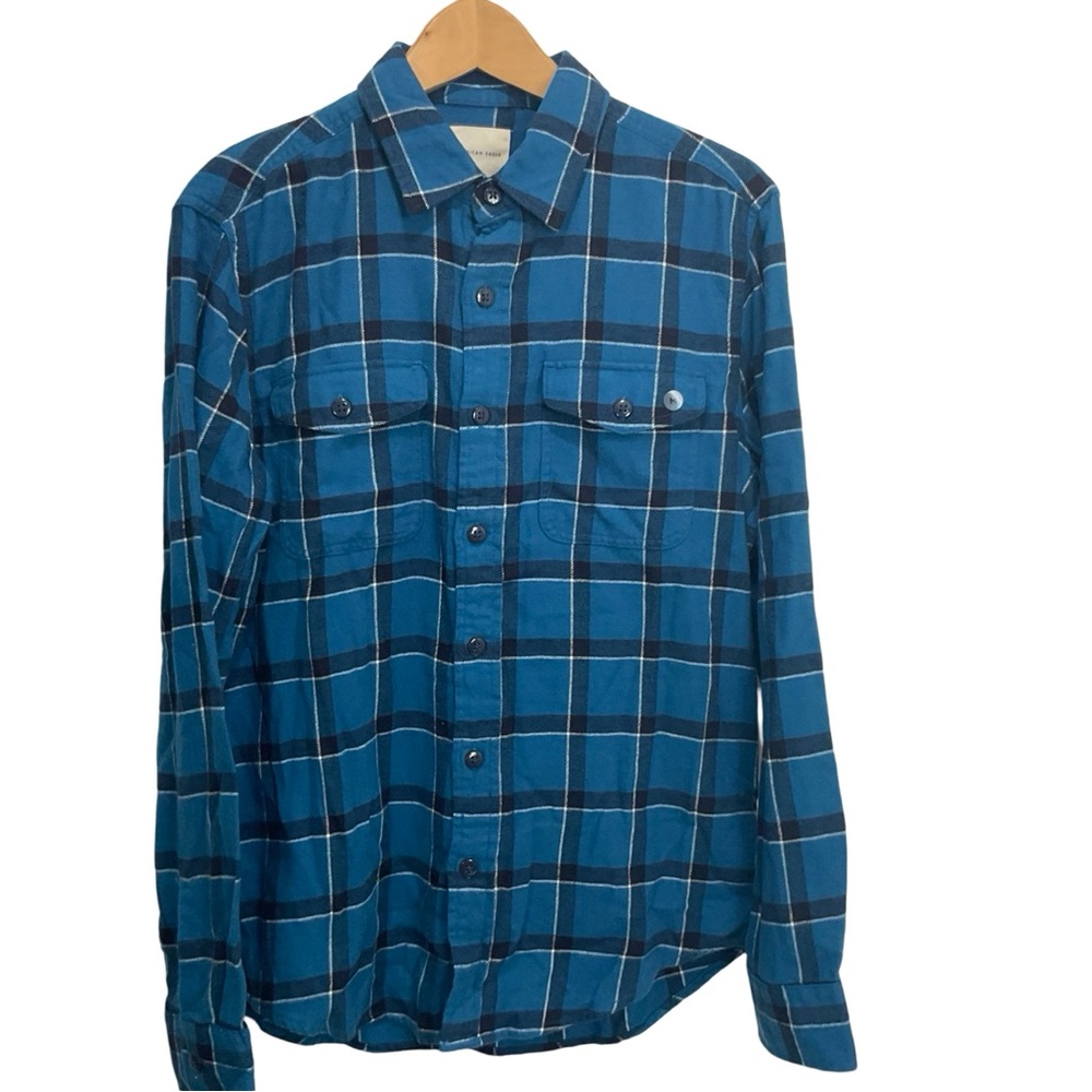 American Eagle Men’s Flannel Shirt Size M New With Tag